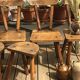Brutalist oak set