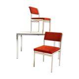 TU30 extandable table with 2 matching chairs by Cees Braakman for Pastoe