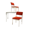 Table extensibleTu30 avec 2 chaises par Cees Braakman pour Pastoe
