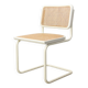 Vintage Cesca B32 chair in white by Marcel Breuer, 1970s