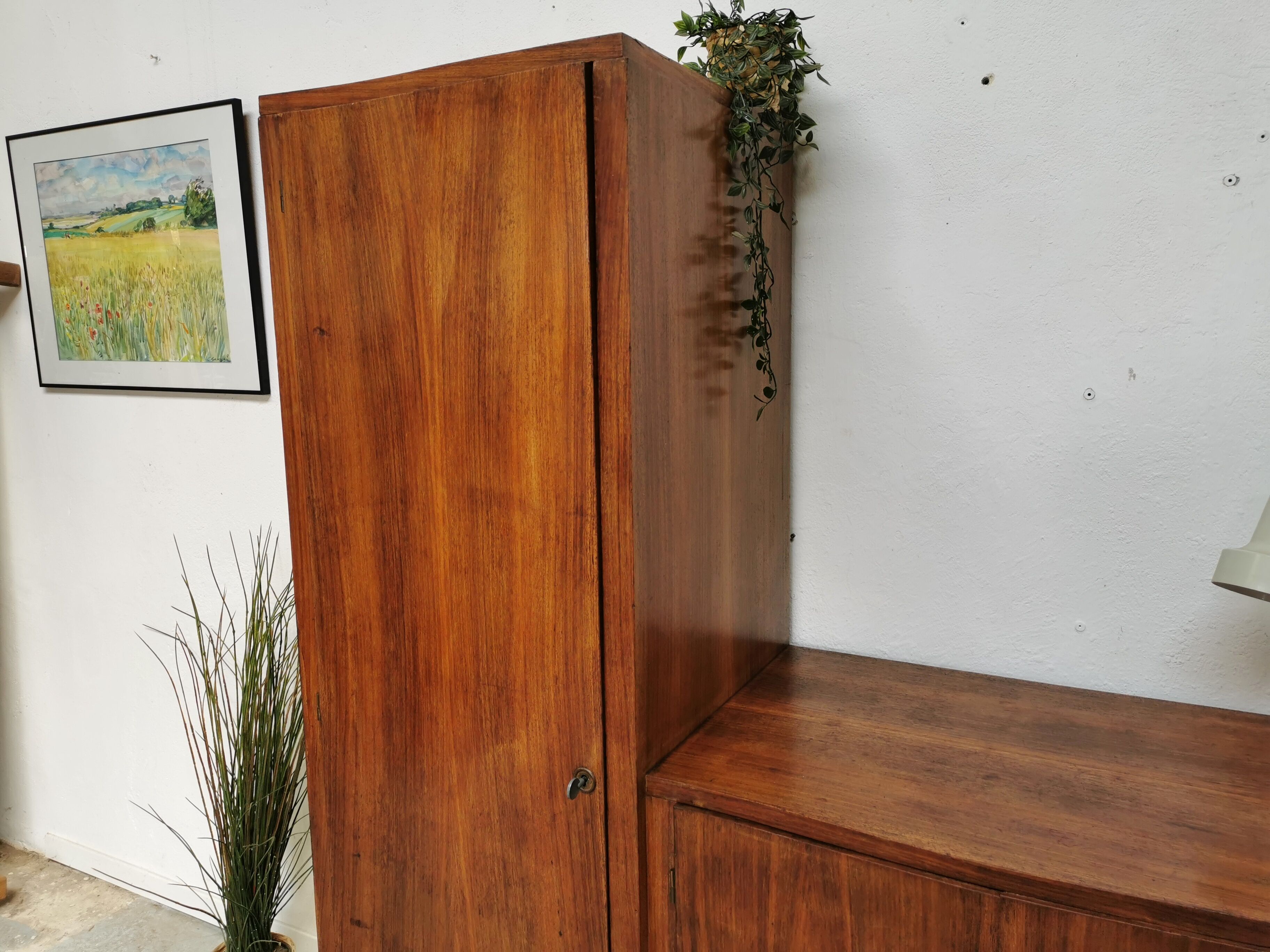 Vintage asymmetrical wardrobe