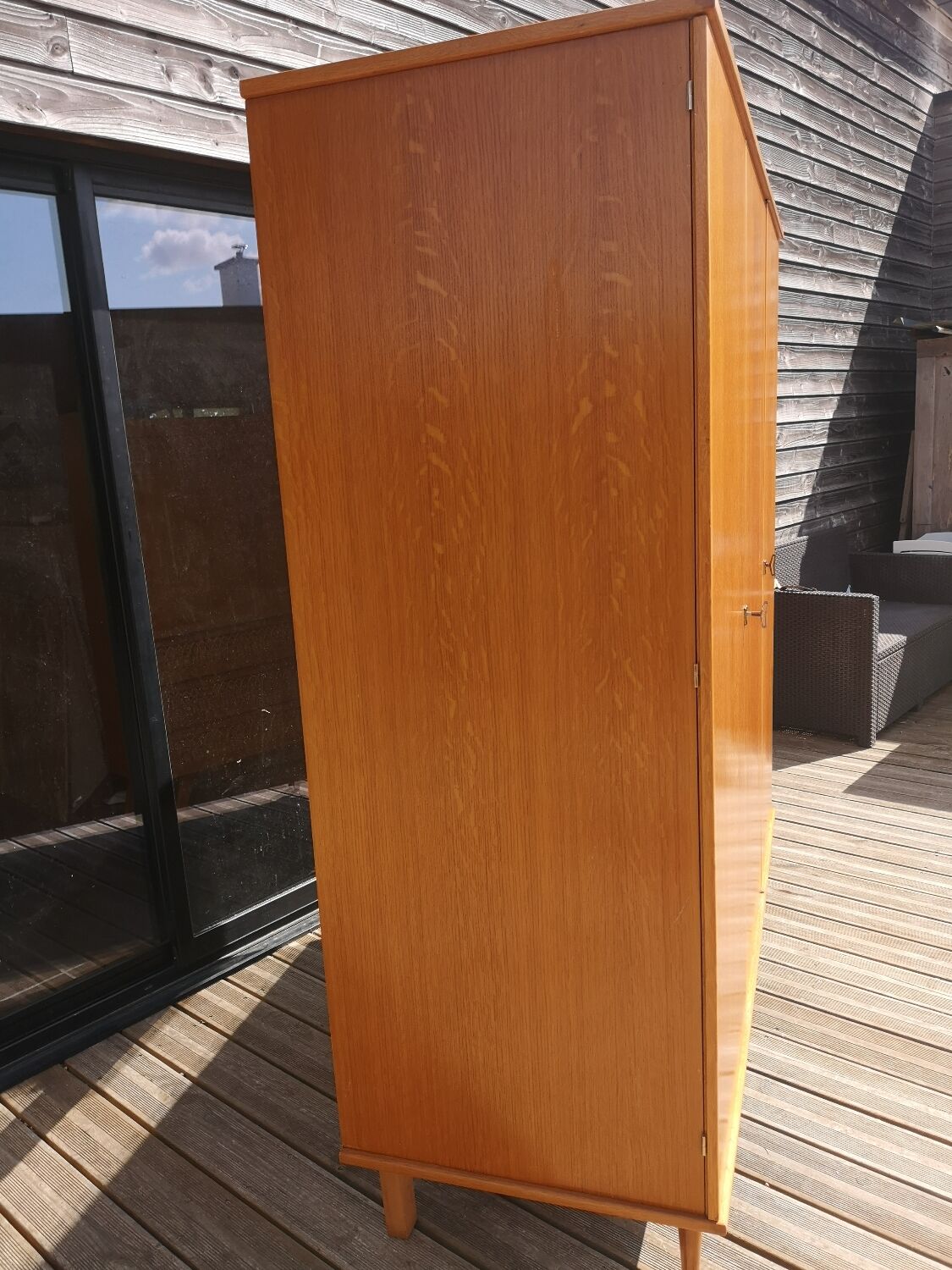 Vintage wardrobe dressing 3 doors