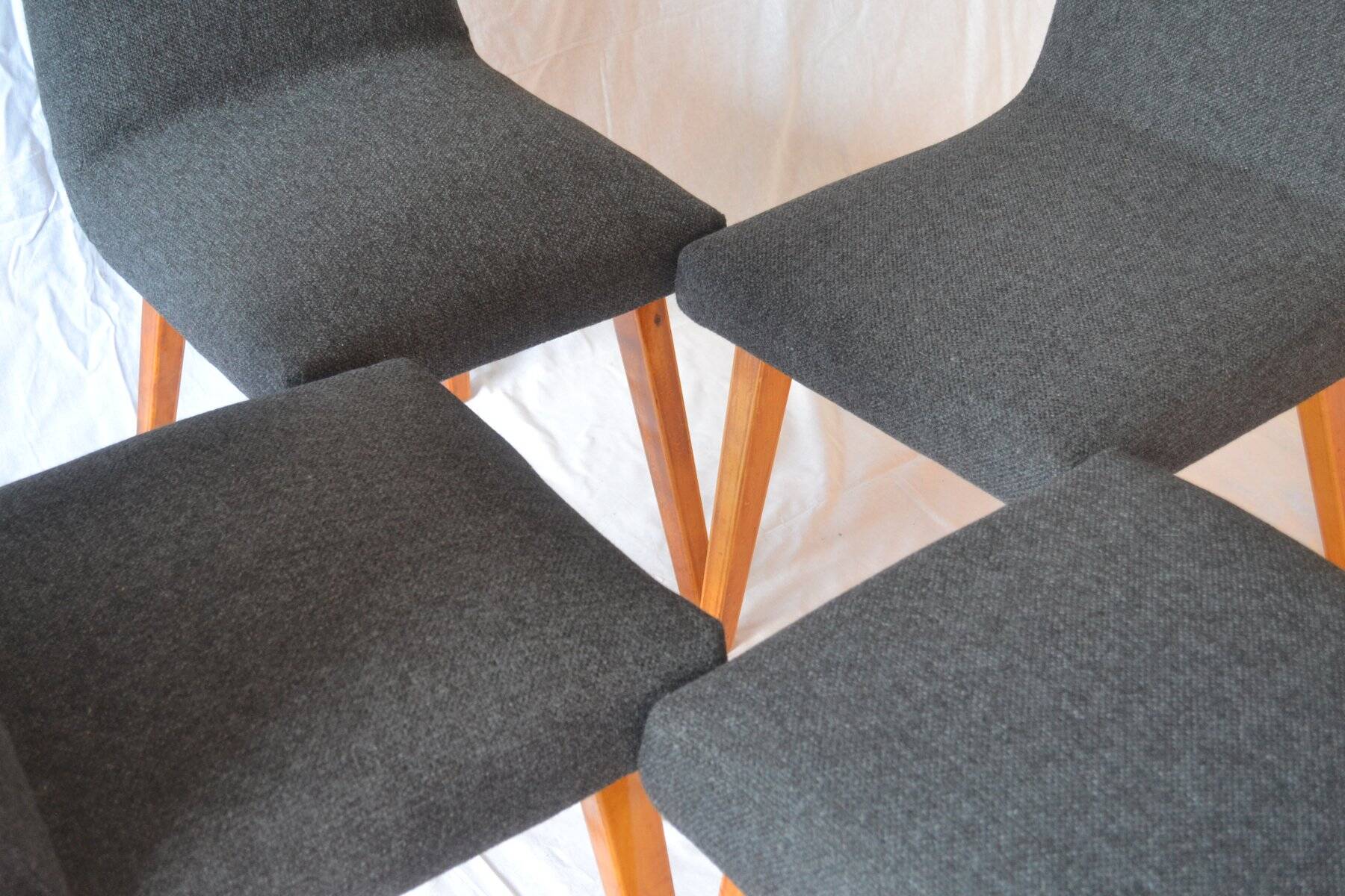 1326 dining chairs by Lejkowski & Lesniewski for Krakowskie Fabryki Mebli, 1962, set of 4