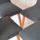 1326 dining chairs by Lejkowski & Lesniewski for Krakowskie Fabryki Mebli, 1962, set of 4