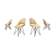 Lot de 4 chaises beige de Miroslav Navràtil par Vertex
