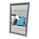 Old art deco mirror in burmese teak