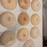 Paul Fouillen dinner service in Quimper, 26 pieces