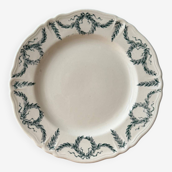 Low compote bowl 1900 in Longchamp earthenware