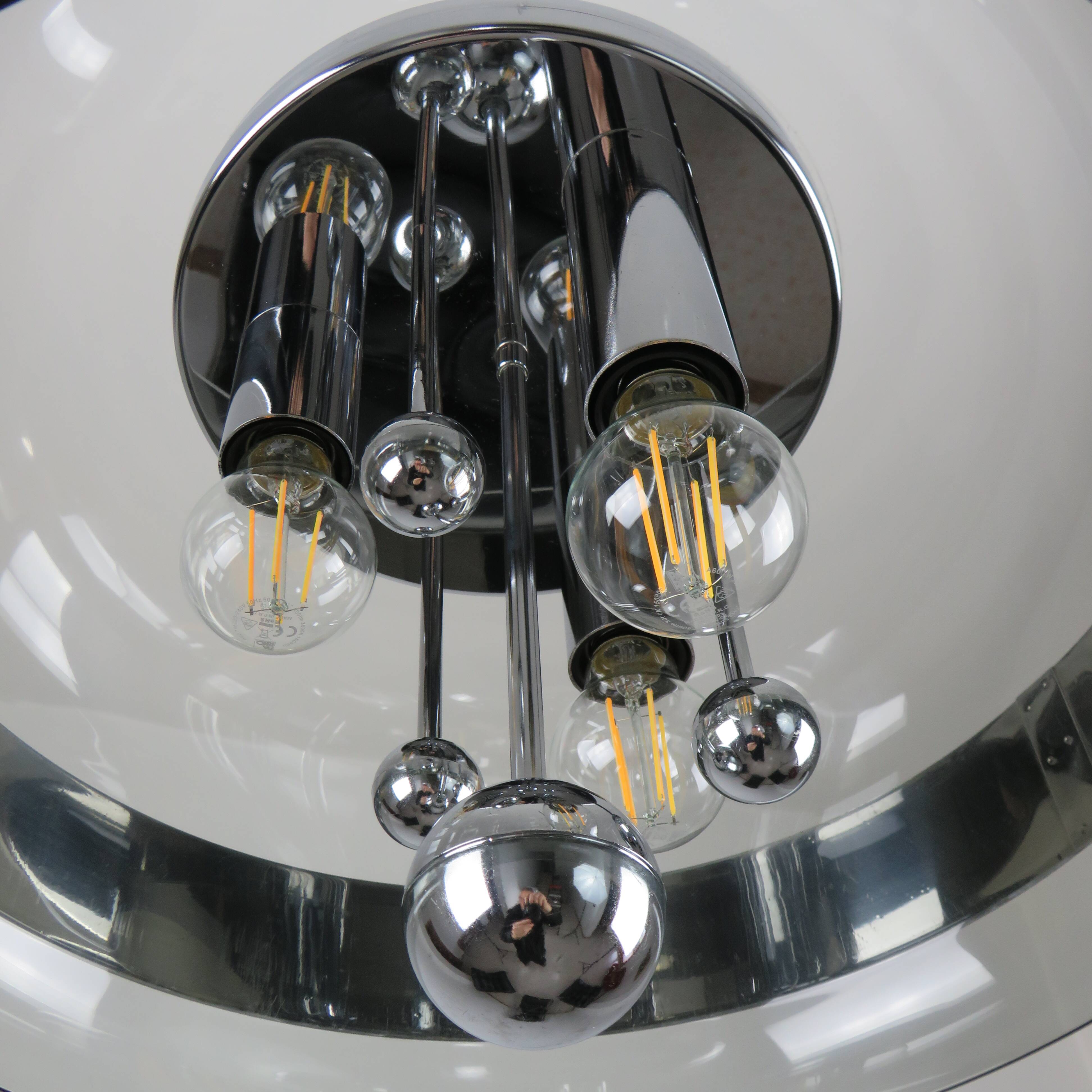 Space Age pendant light from Doria studio (Doria Leuchten Germany) 1970s