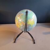 Globe terrestre Girard et Barrère des années 50-60 piètement string