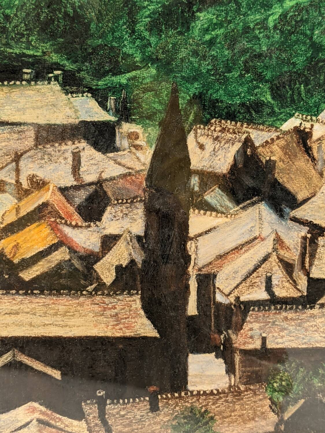 Robert SAVARY (1920-2000) - Original Signed Painting - Landscape of Vil