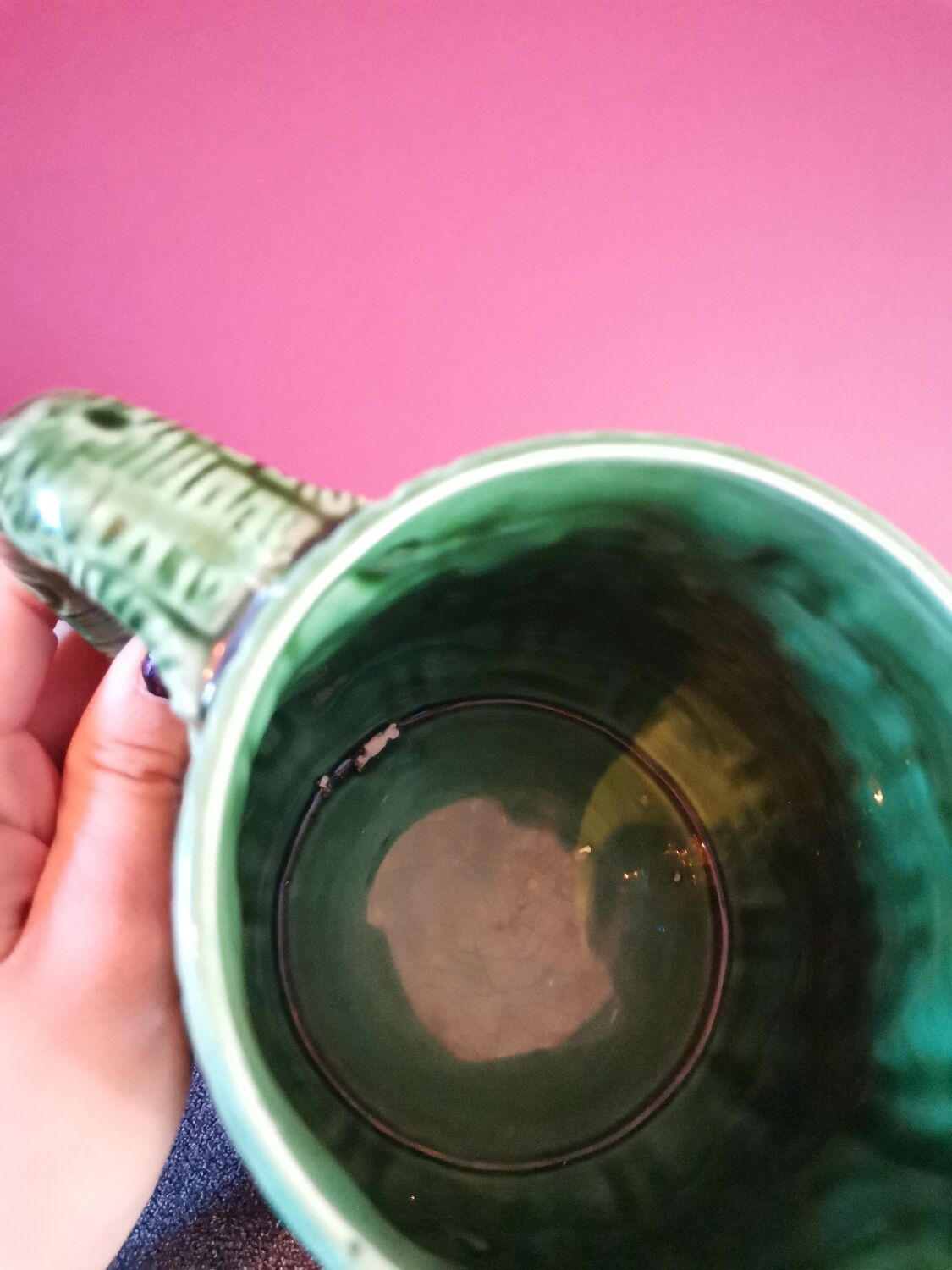 Green digoin slurry pitcher