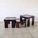 Stackable nesting tables by Gianfranco Frattini for Cassina (set of 3)