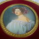 Portrait miniature medallion