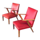 Set of Dutch Lounge Chairs, 1950s