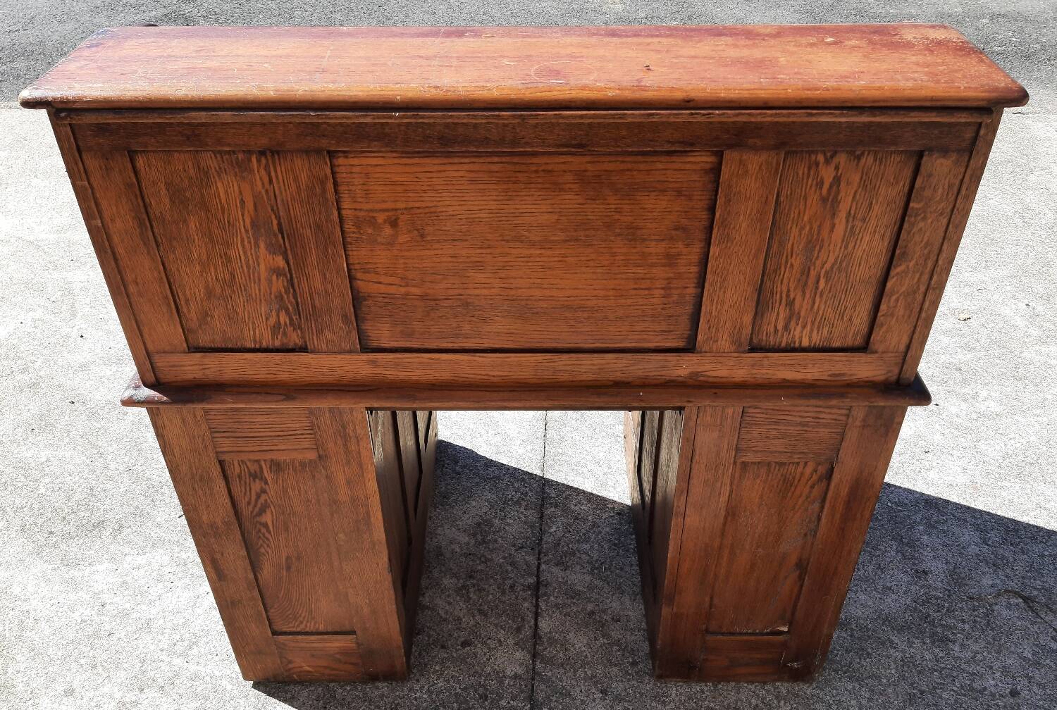 American "Roll Top" desk in oak.