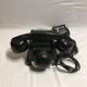 Old telephone black Bakelite transparent dial 40s 50 vintage