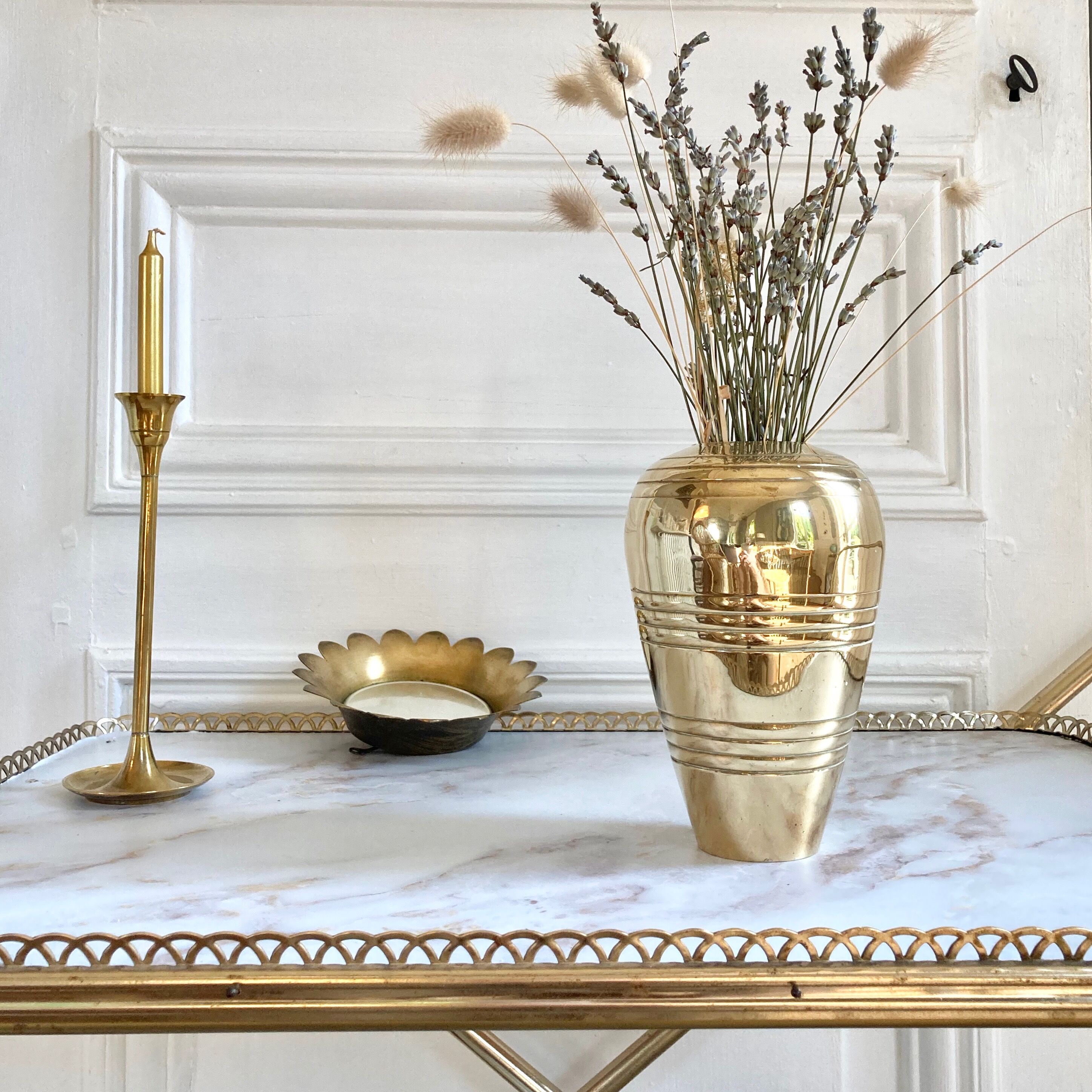 Vase en laiton