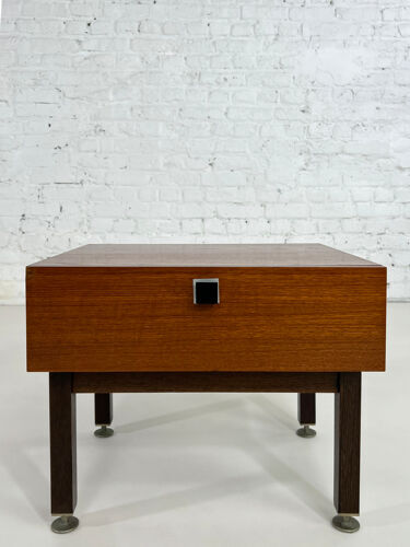 Teak bedside table 50s - 60s by CombinEurop