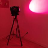 Theatre projector and wooden tripod