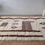 Handmade Moroccan wool rug, 150/250cm