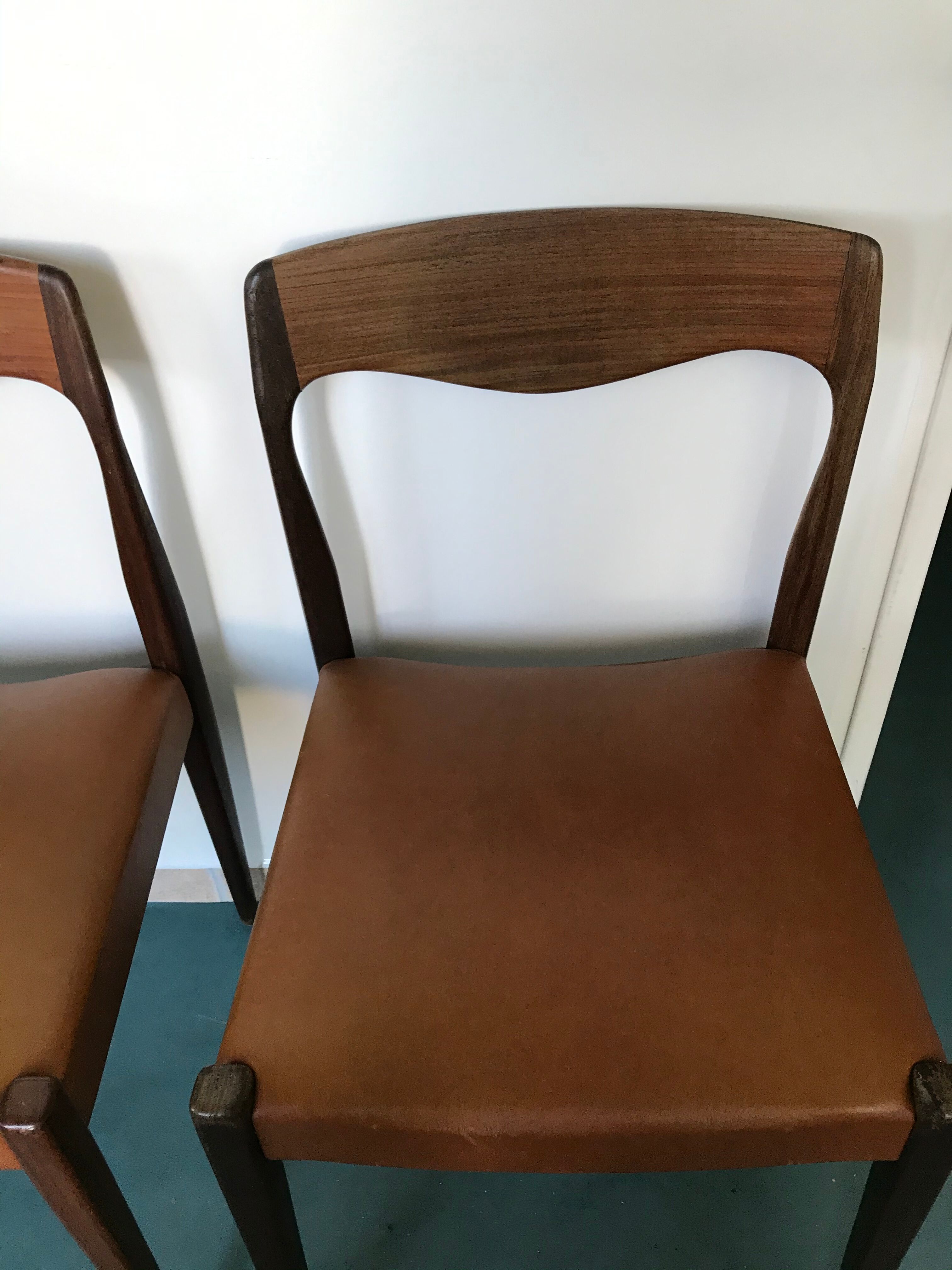 Niels Otto Moller teak chairs