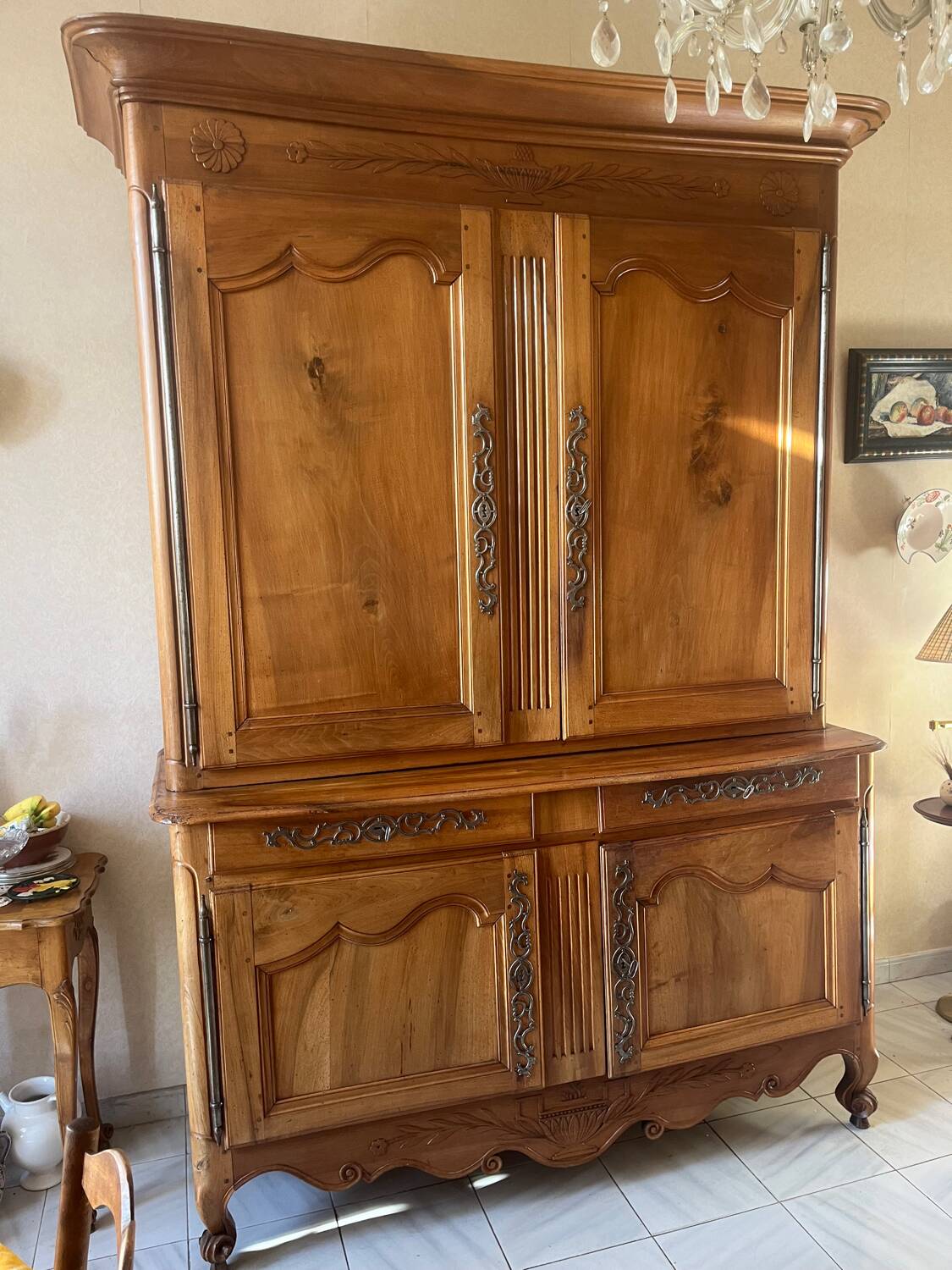 Louis XV two-part buffet, late 18th century