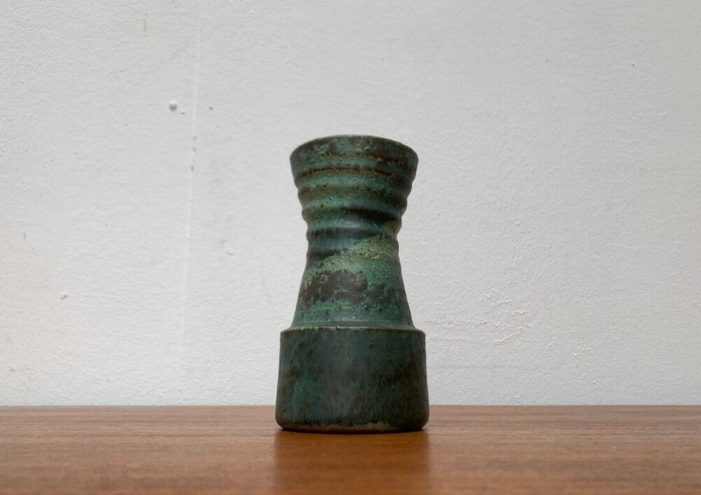 Brutalist pottery vase by Mobach, mid-century, 1960s.