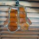 Applique vitraux plastique ambre fleur