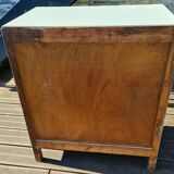 Art Deco chest of drawers restored with an aged effect