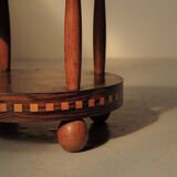 Art Deco gueridon in marquetry, circa 1930.