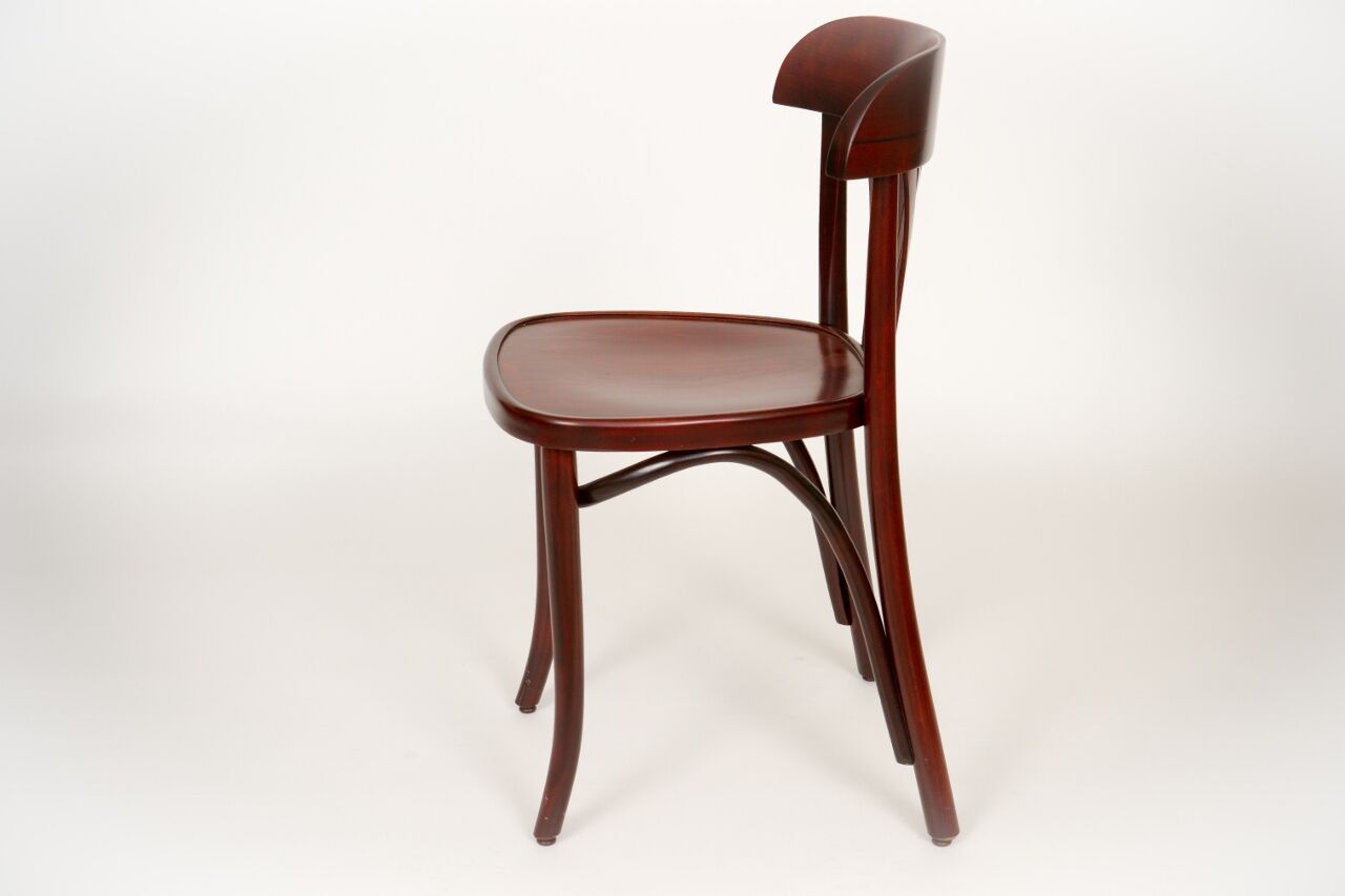Bistro palm mahogany chair