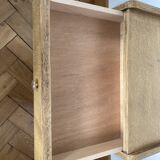 Bedside table compass legs