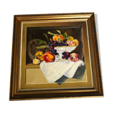 Huile sur toile nature morte Chapuzot 96