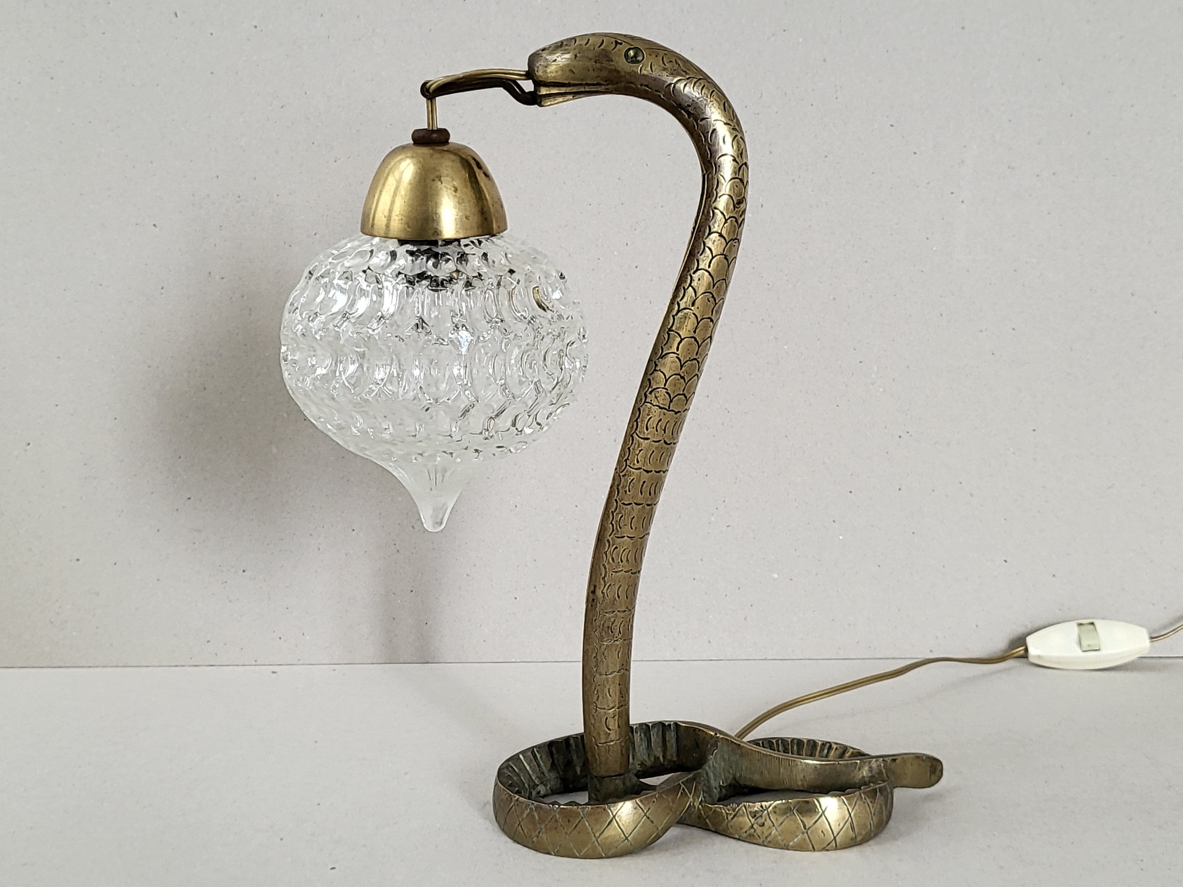 Vintage snake lamp 1970