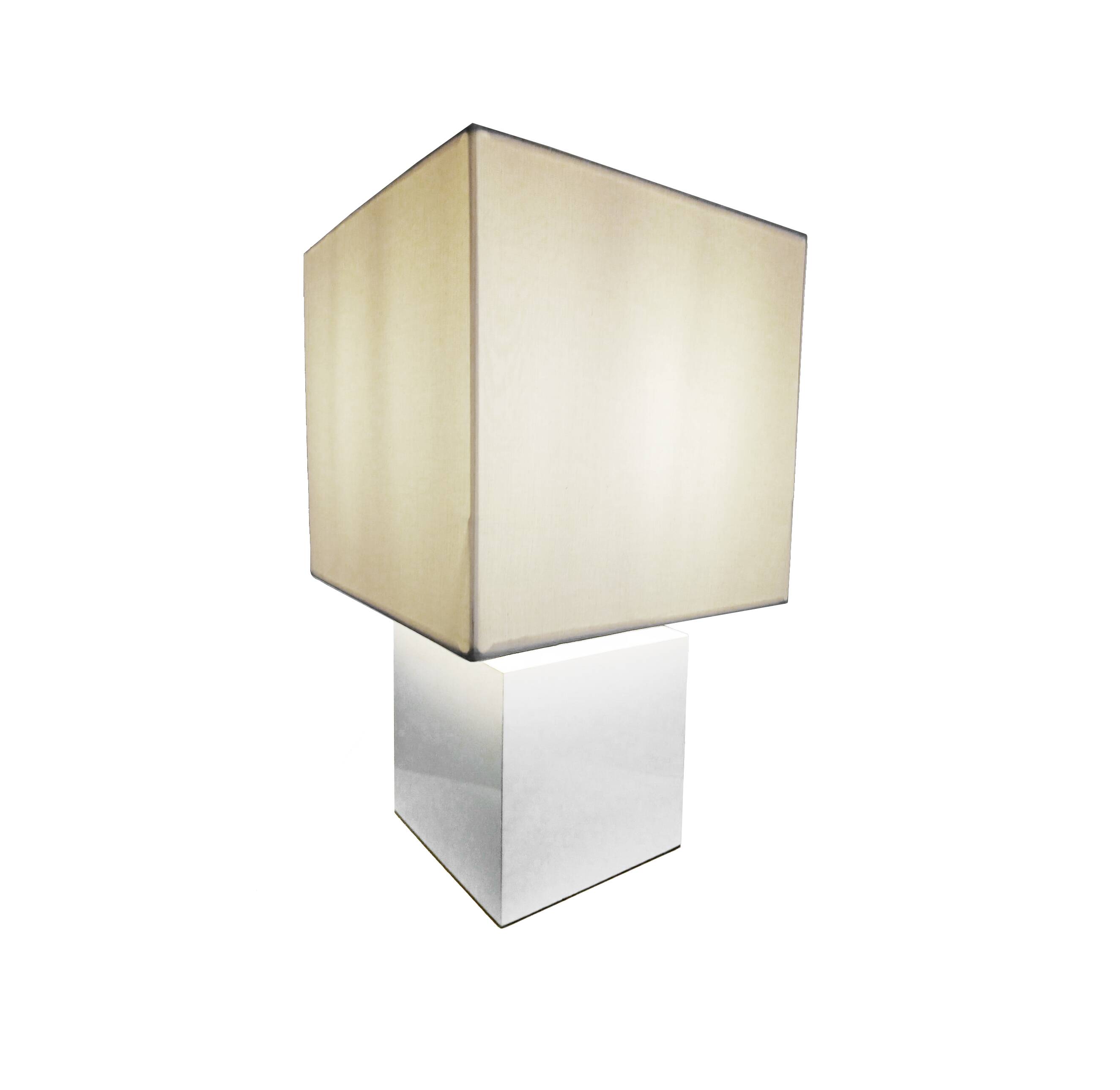 Lampe Moderniste Vintage • Cube • Jan des Bouvrie • 1990