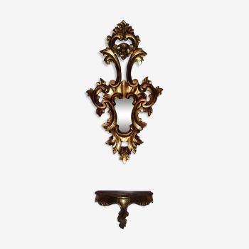 Miroir et console