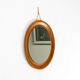 Rare Mid Century Modern teak wall mirror by ARY Fanerprodukter Nybro Sweden