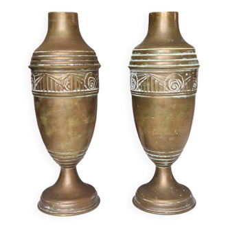 Vase en laiton