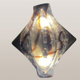 Lámpara colgante vintage de cristal de Murano de Mazzega, 1960