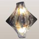 Vintage Murano crystal lampara by Mazzega, 1960s