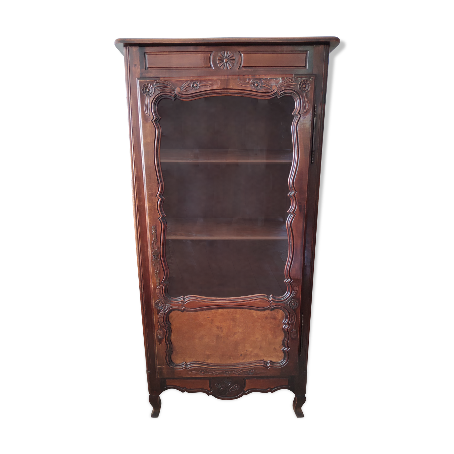 Window cap in elm magnifying glass