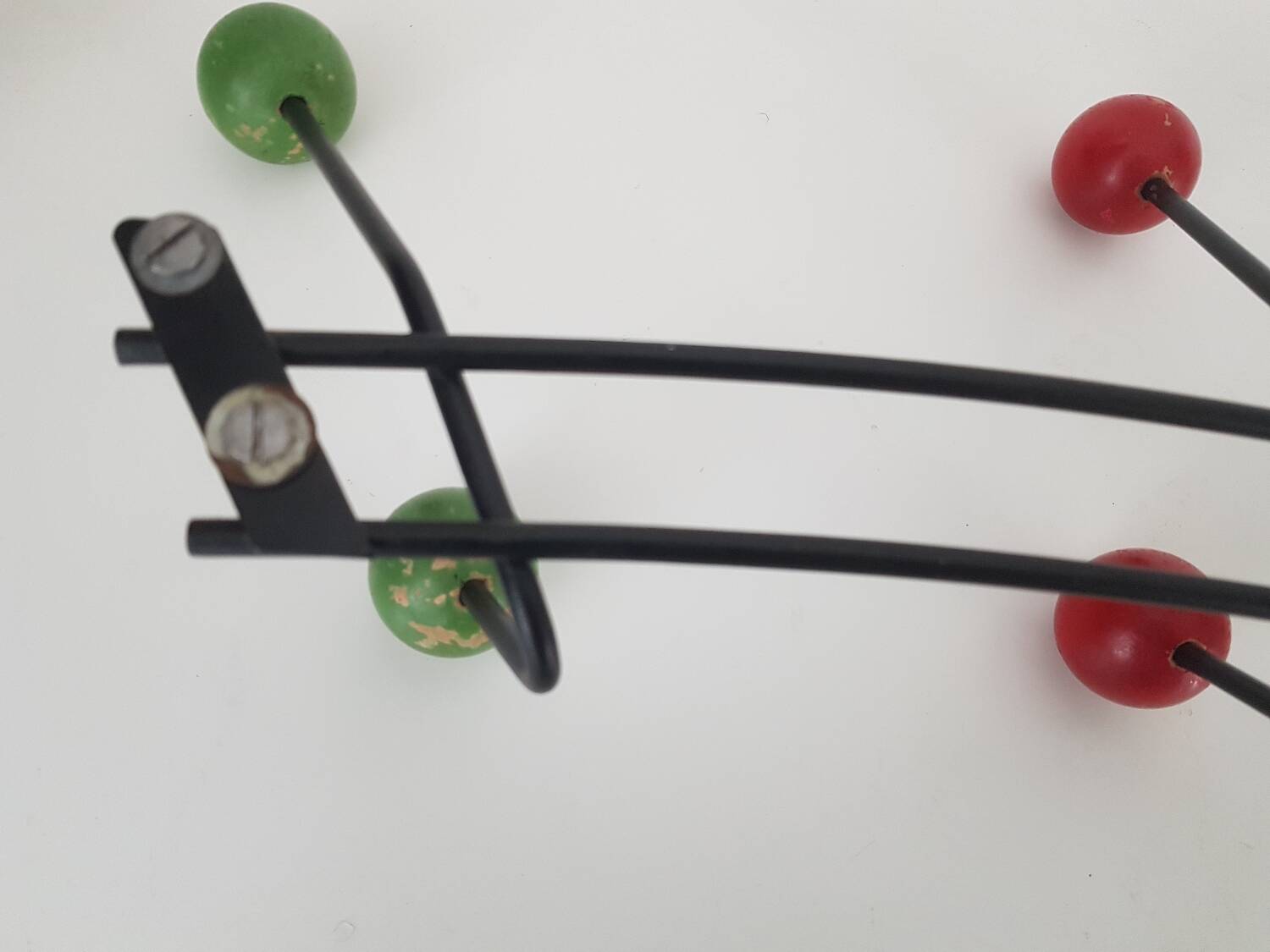 Vintage wall coat rack