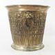 Champagne bucket in brass regrowth silver with lion handles, 1900s