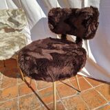 Vintage moumoute Pelfran chairs