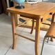 Bureau enfant Baumann en bois et chaise Hitier vintage