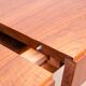 Mid century walnut folding dining table by Setona, 1950s, Czechoslovakia
