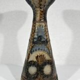 Vase en Grès de Sel, signé J-C. Courjault pour Keraluc Quimper - 1960