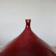 Vase "figue" en céramique rouge
