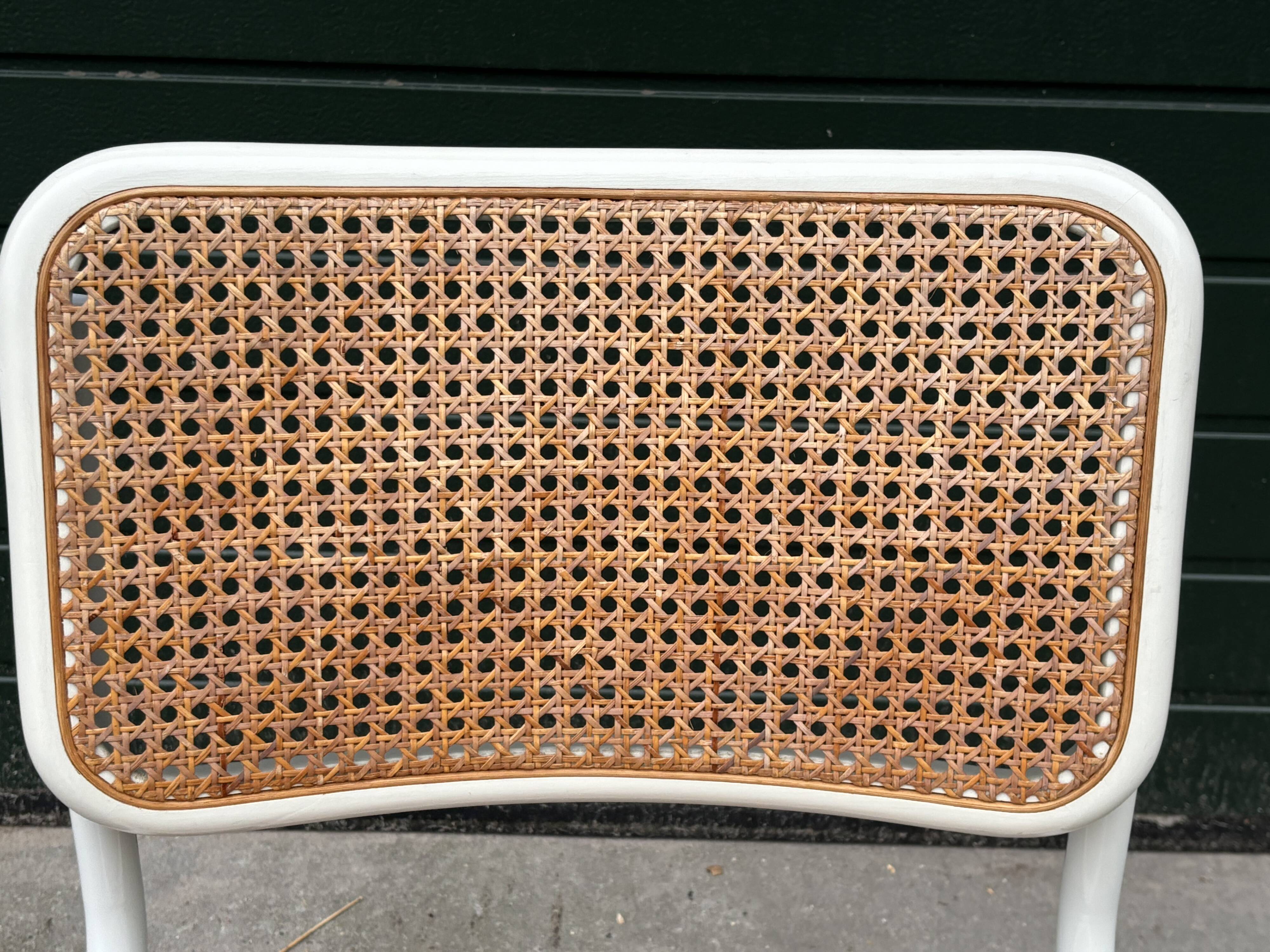 Lot de 4 chaises Cesca modèle b32 par Marcel Breuer Design